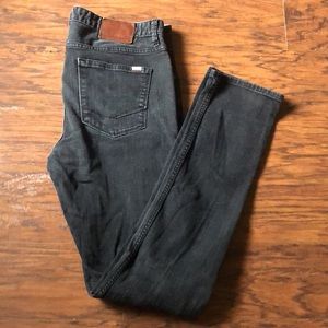 Vans 34x34 customade skinny slim black grey jeans pants